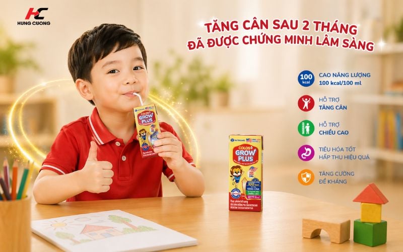 Thành phần nổi bật của Colos Grow Plus pha sẵn
