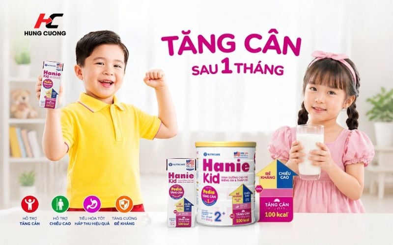 Thành phần của sữa Hanie Kid số 2