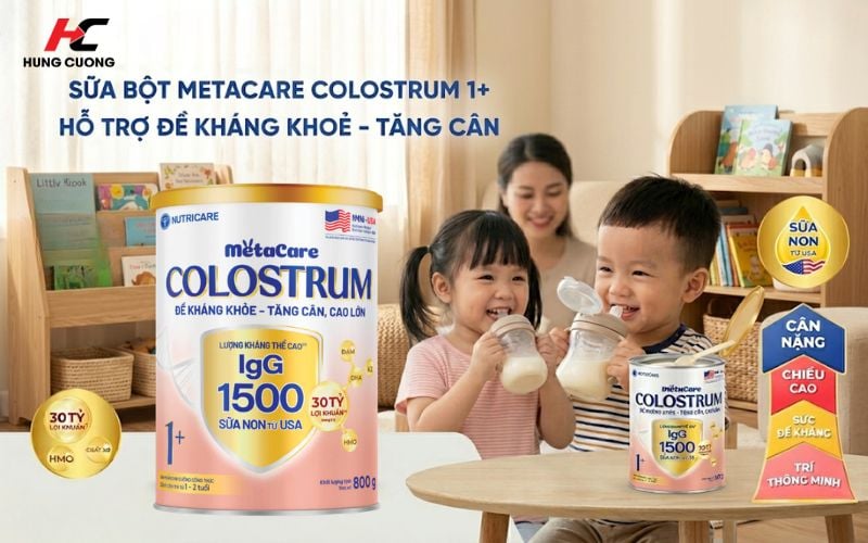 Công dụng của Metacare Colostrum 1+