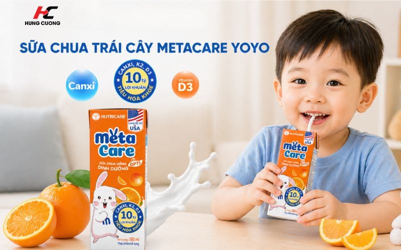 Sữa Metacare Yoyo vị cam