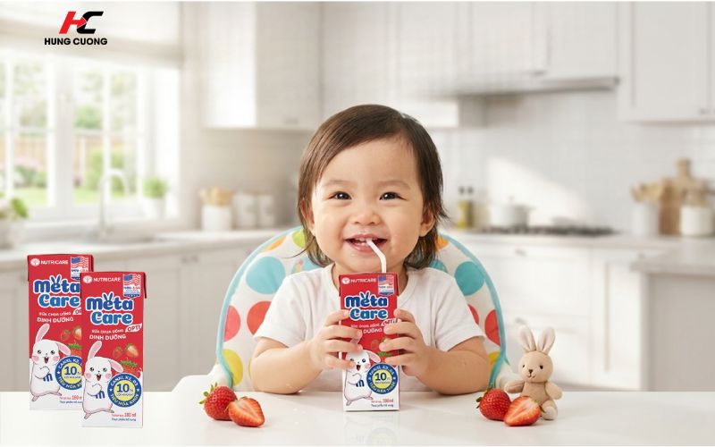 Công dụng của sữa Metacare Yoyo vị dâu
