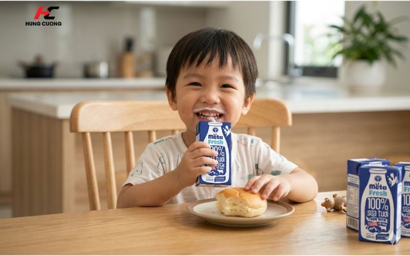 Sữa tươi Meta Fresh có đường