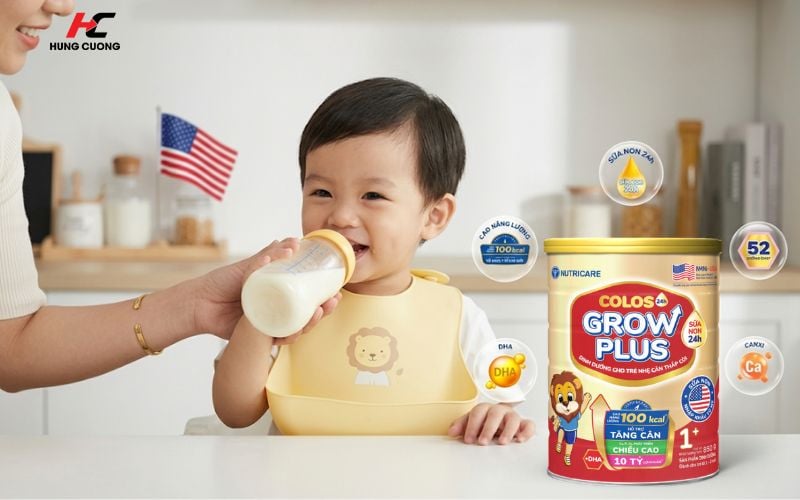Thành phần nổi bật của Colos24h Grow Plus 1+