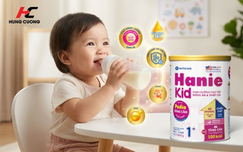 Thành phần nổi bật của sữa Hanie Kid số 1