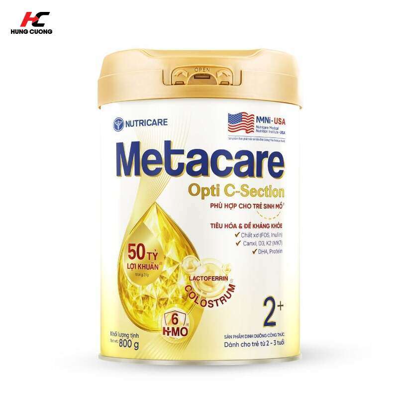 Sữa bột Metacare Opti C-Section 2+