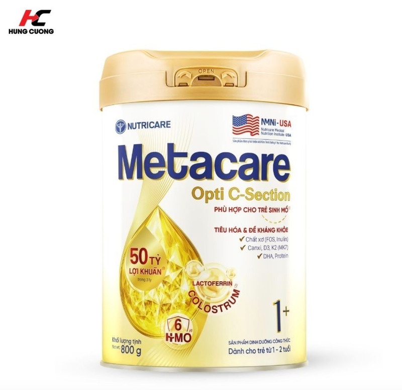 Sữa bột Metacare Opti C-Section 1+