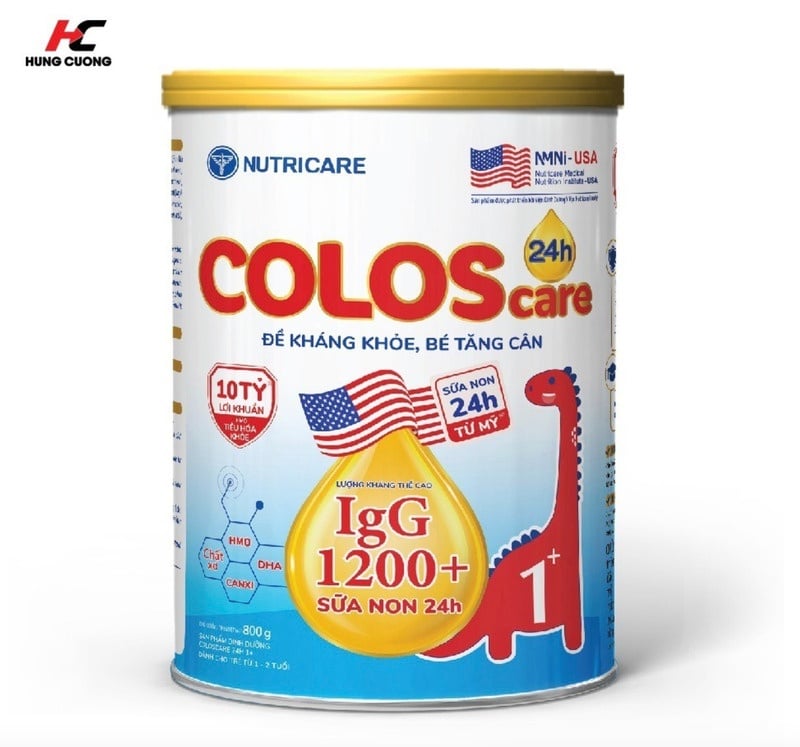 Sữa bột Nutricare Coloscare 24h 1+