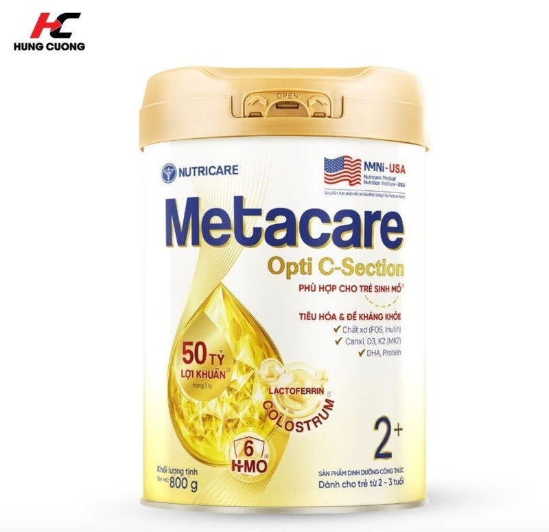 Sữa bột Metacare Opti C-section 2+