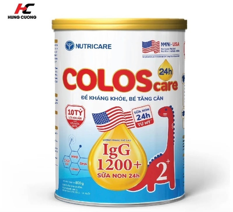 Sữa bột Nutricare Coloscare 24h 2+
