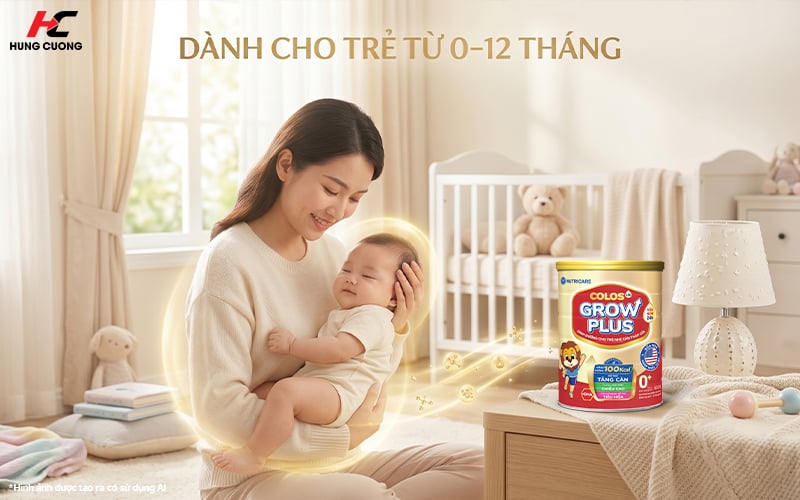 Sữa Colos24 Grow Plus 0+ dành cho trẻ từ 0 tháng tuổi