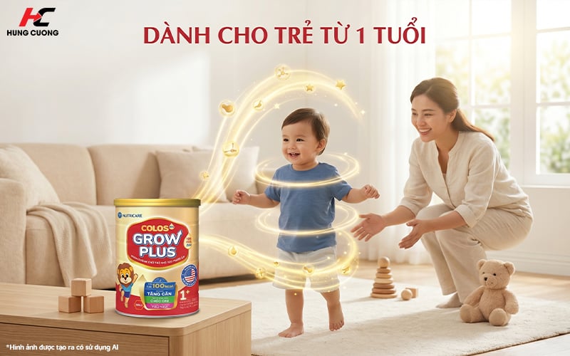 Sữa Colos24 Grow Plus 1+ dành cho trẻ từ 1 tuổi