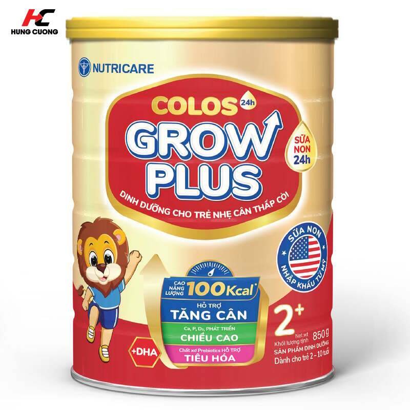 Sữa bột Nutricare Colos24h Grow Plus 2+