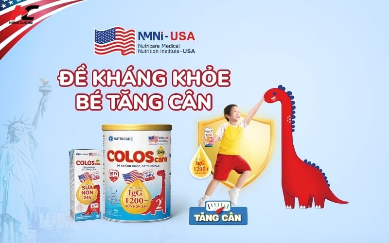 ColosCare 24h giúp bé tăng đề kháng
