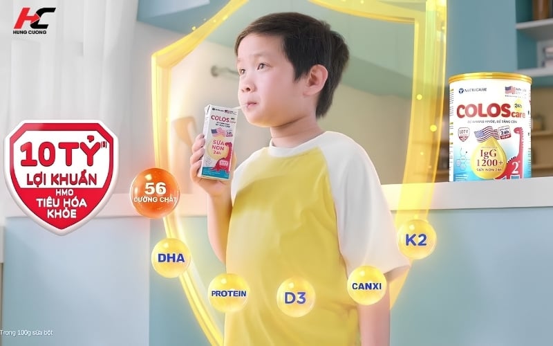 ColosCare 24h thích hợp cho bé biếng ăn, chậm tăng cân