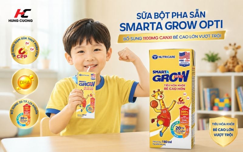 Thành phần của Sữa Smarta Grow Opti Pha Sẵn