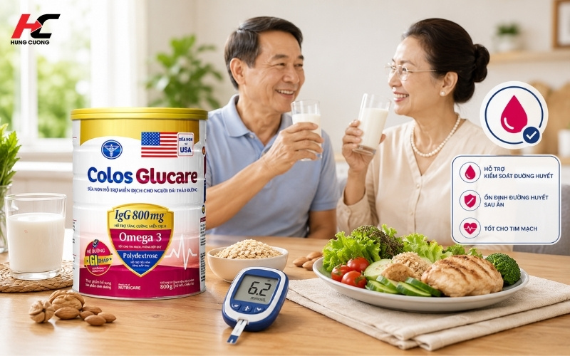 Kiểm soát đường huyết cùng Colos Glucare