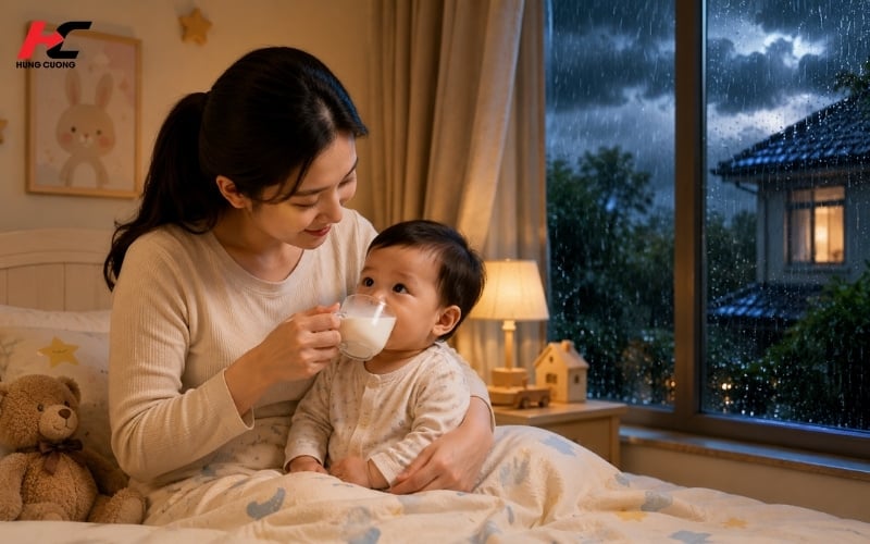 Bổ sung dinh dưỡng hỗ trợ đề kháng cho bé dễ bệnh vặt