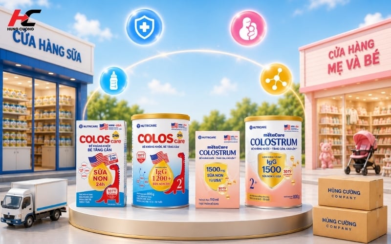 Hùng Cường Company phân phối dinh dưỡng hỗ trợ đề kháng cho bé toàn quốc