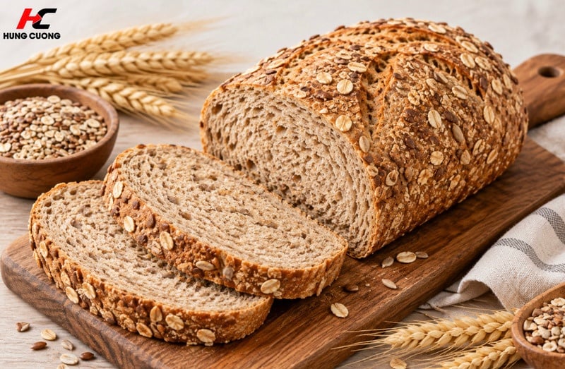Bánh mì nguyên cám lựa chọn dành cho mẹ sau sinh