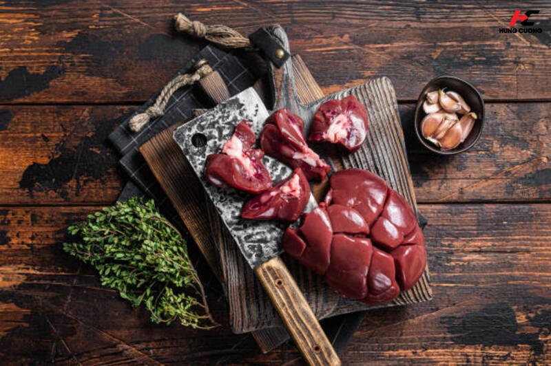 Nhóm nội tạng động vật và lòng đỏ trứng gà