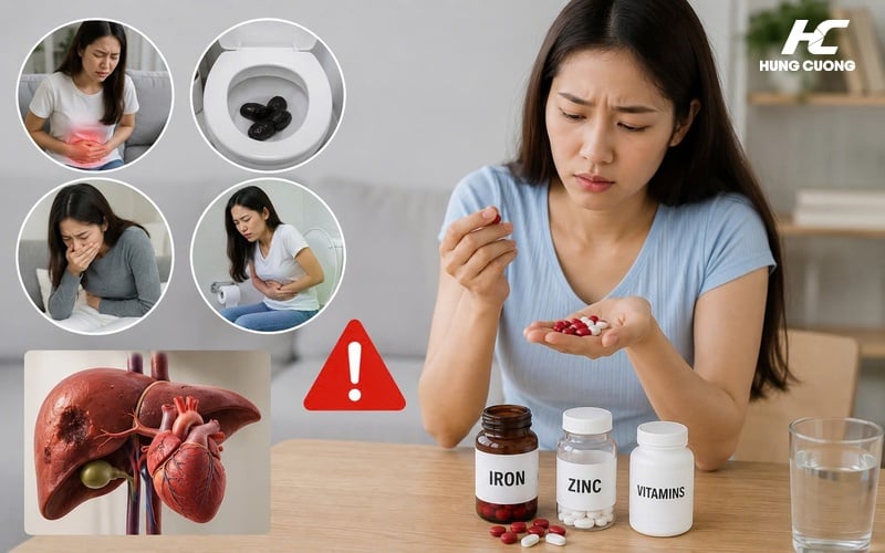Sai lầm khi nghĩ rằng uống càng nhiều Sắt và Kẽm thì cơ thể càng khỏe