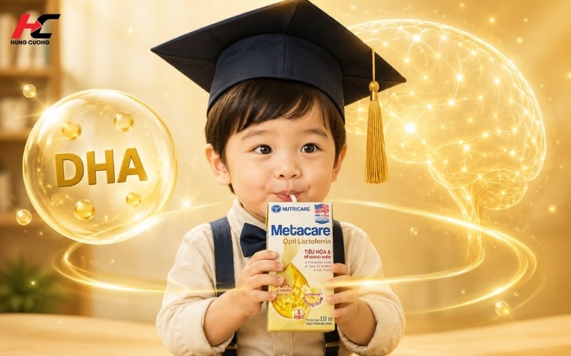 Metacare Opti C-Section bổ sung DHA giúp bé phát triển não bộ
