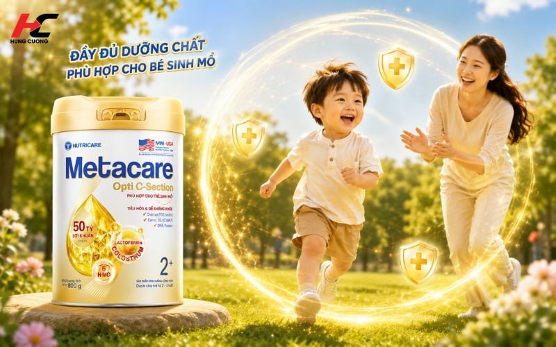 Metacare Opti C-Section đầy đủ dưỡng chất cho bé sinh mổ