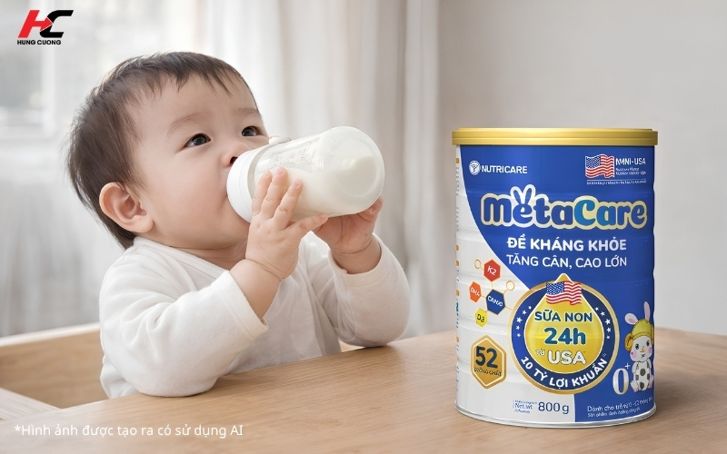 Sữa Metacare xanh 0+ cho bé từ 0 đến 12 tháng