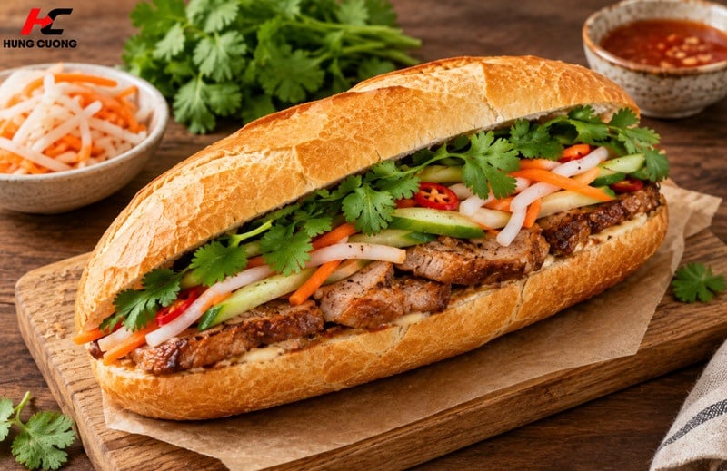 Bánh mì thịt mẹ sinh mổ có thể ăn được, nhưng cần cẩn trọng thành phần bên trong