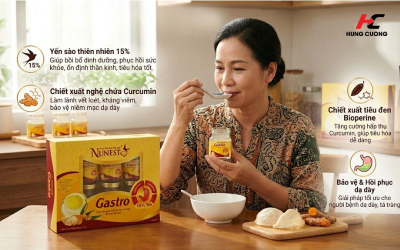 Thành phần nổi bật của Nunest Gastro