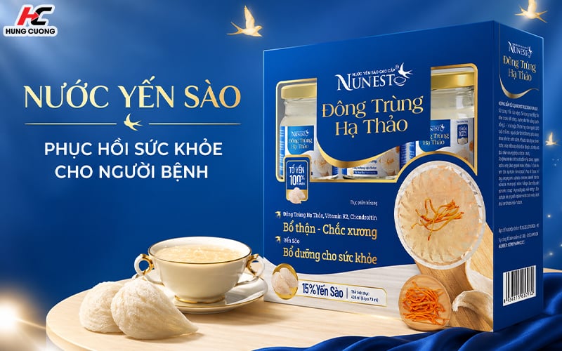 Nước yến sào giúp phục hồi sức khỏe