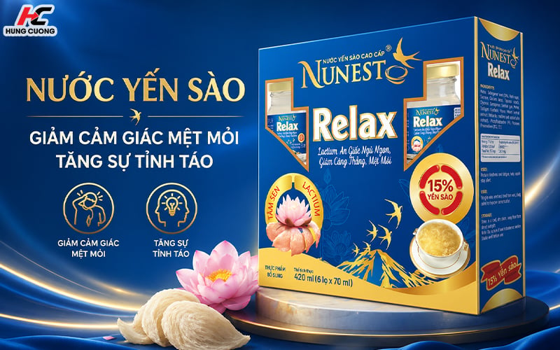 Nước yến sào giúp giảm cảm giác mệt mỏi