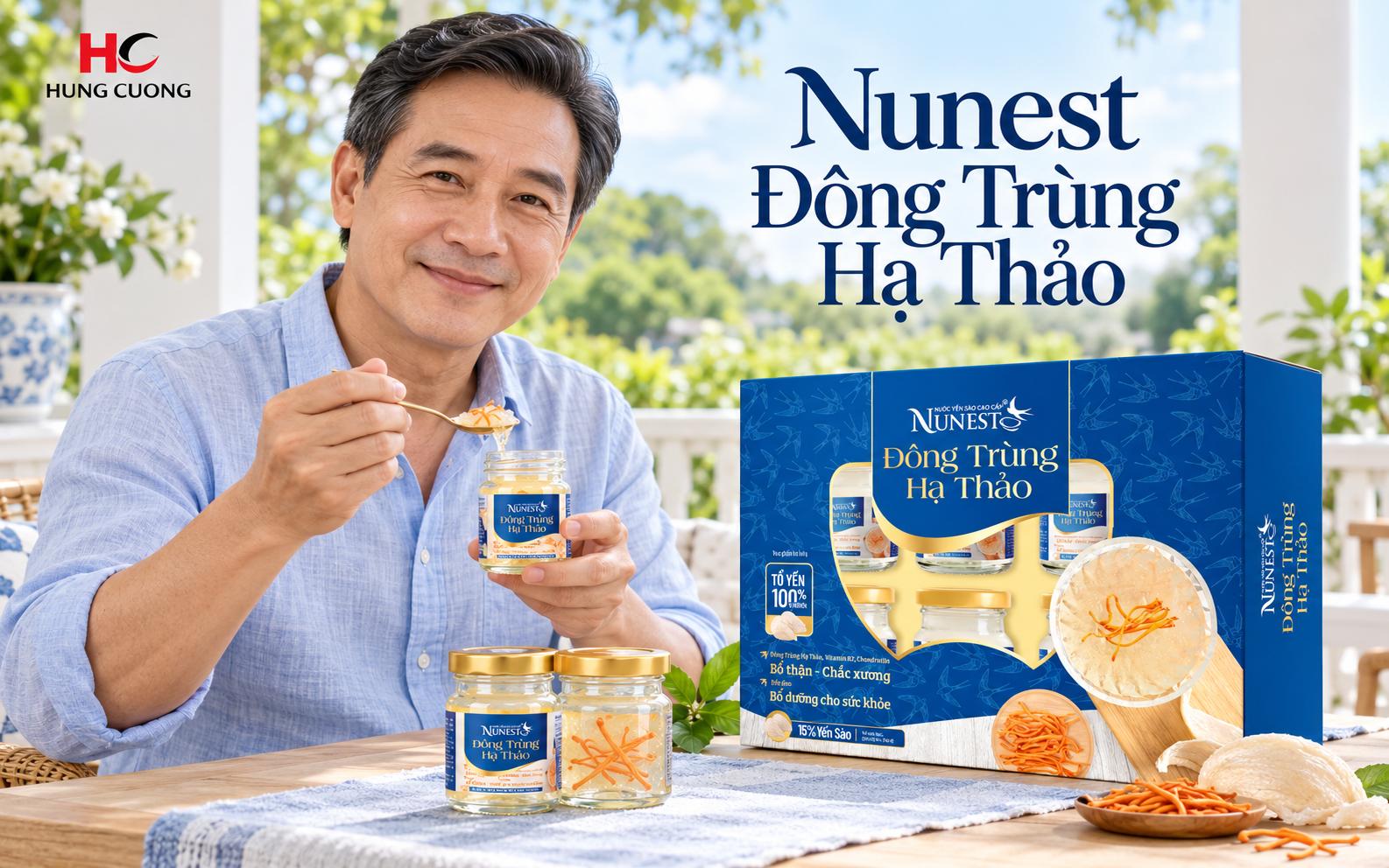Yến sào Nunest Đông trùng hạ thảo