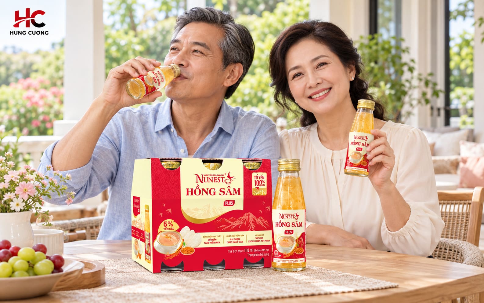 Yến sào Nunest Hồng sâm Plus