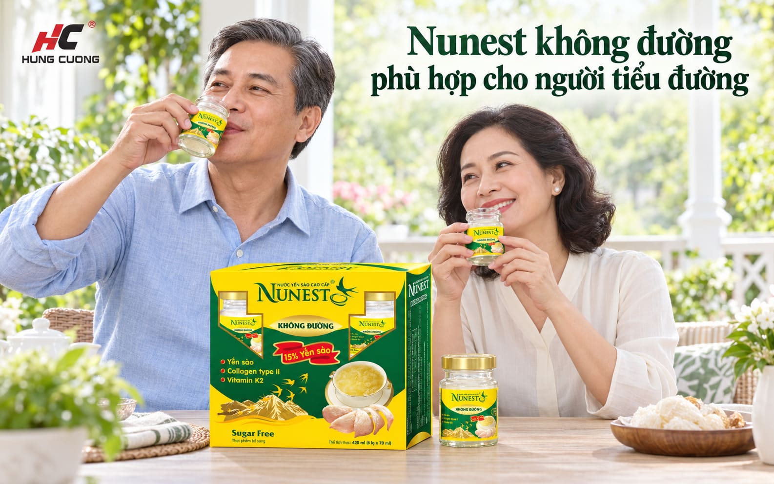 Yến sào Nunest không đường