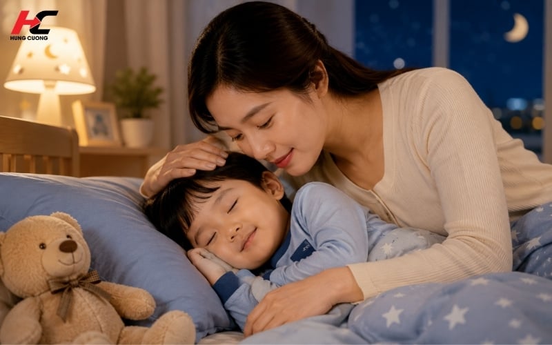 Tập cho bé thói quen ngủ đúng giờ