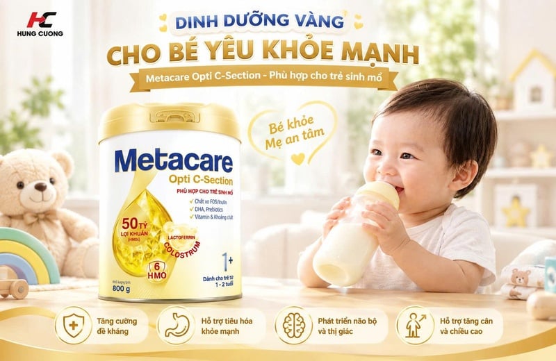 sữa opti c-section cho bé trên 1 tuổi