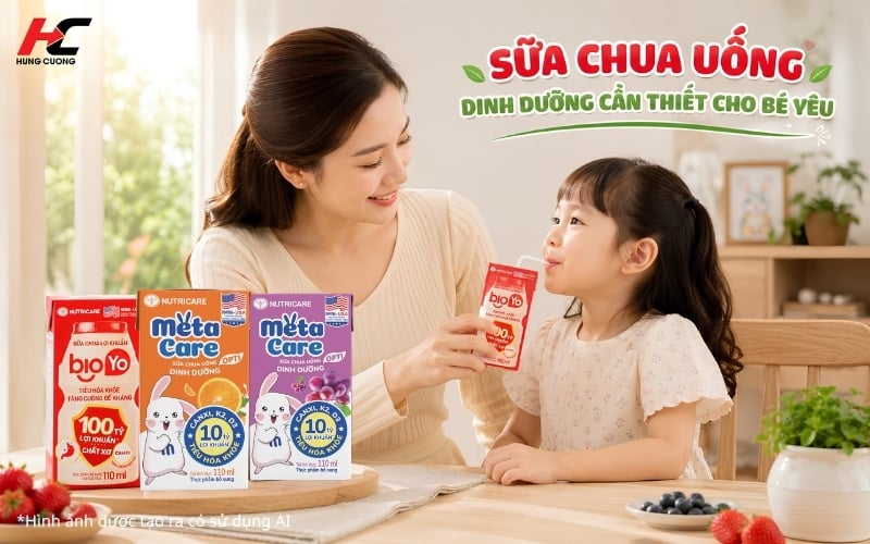 Sữa chua uống là sản phẩm lên men dạng lỏng dễ sử dụng