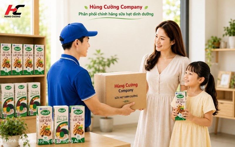 Hùng Cường Company phân phối chính hãng sữa hạt dinh dưỡng