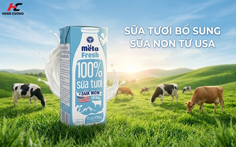 Sữa tươi được bổ sung sữa non từ USA