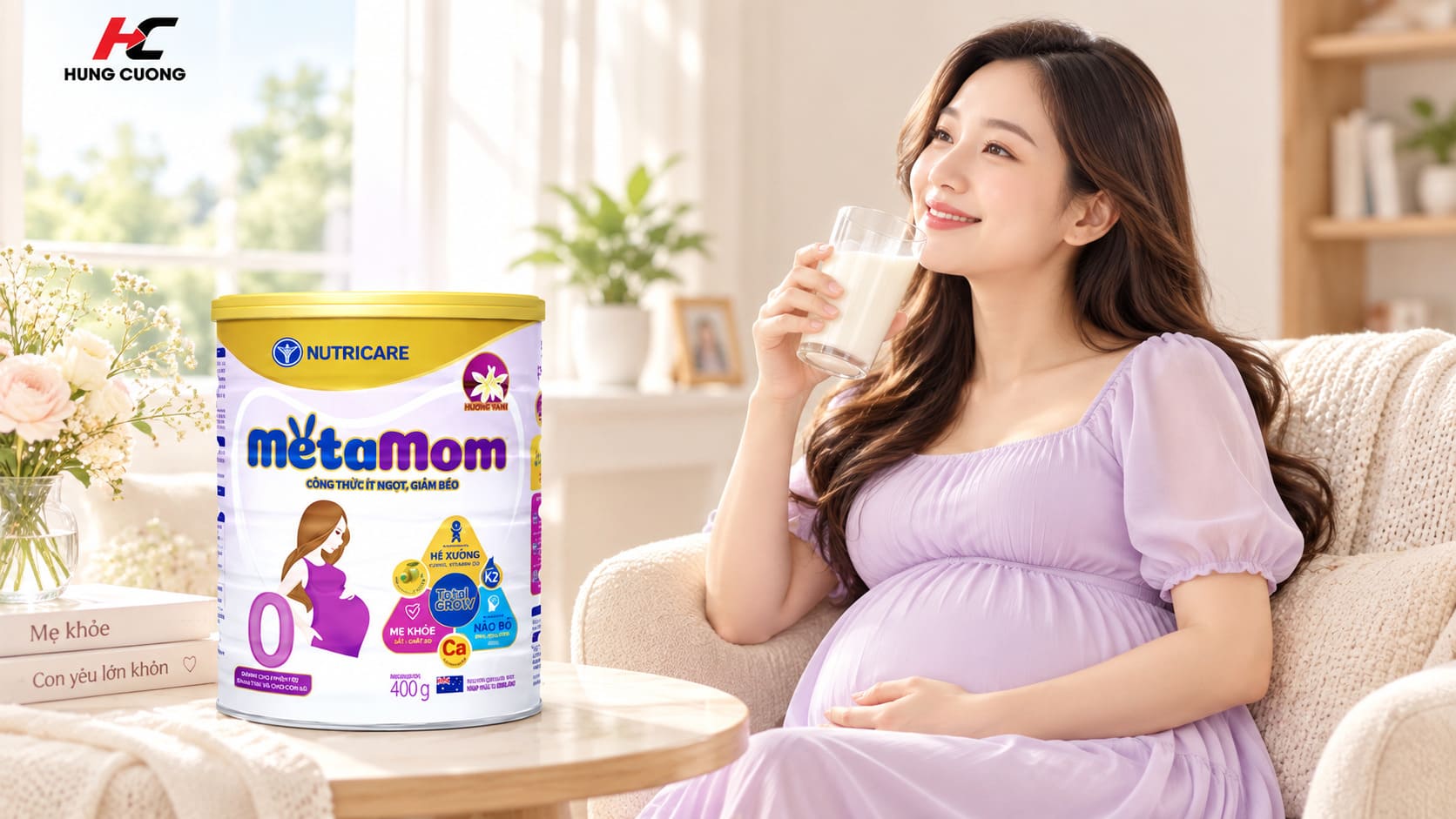 Sữa mẹ bầu Metamom