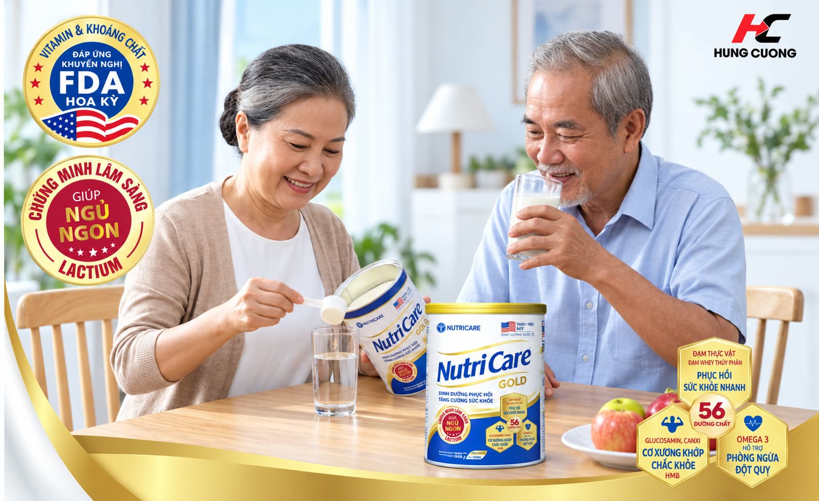 Sữa bột Nutricare Gold