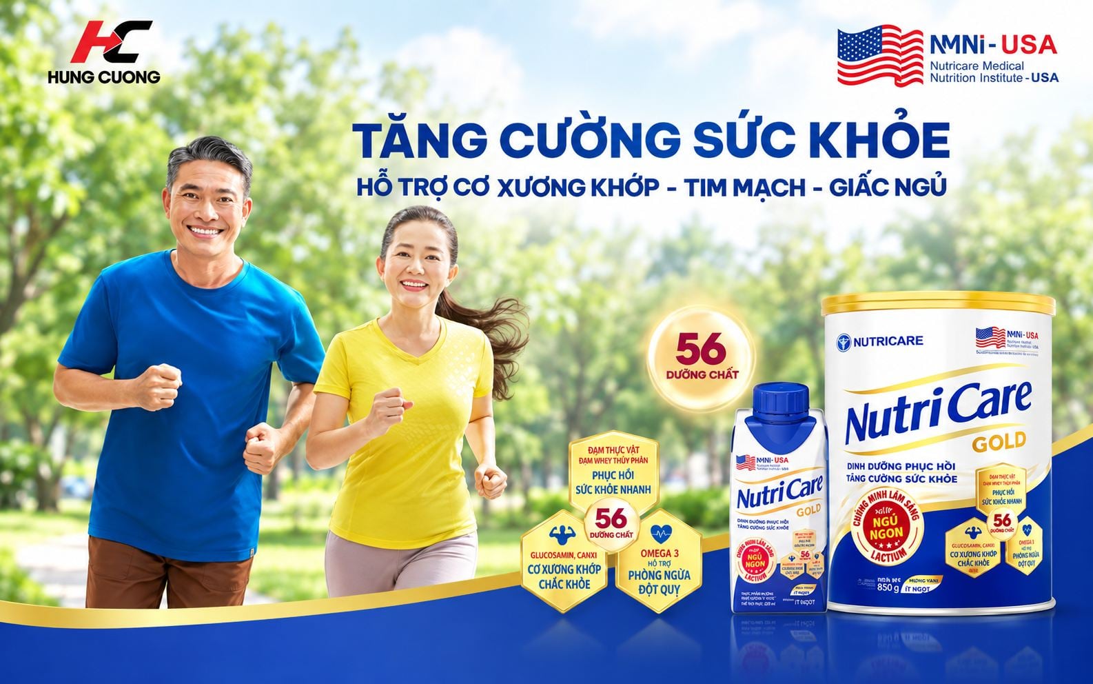 Sữa bột Nutricare Gold