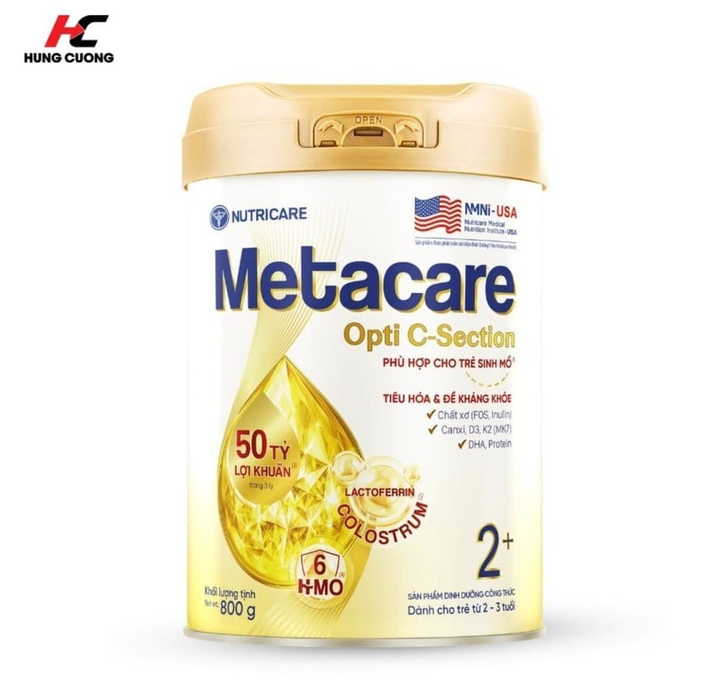 Sữa bột Metacare Opti C-Section 2+
