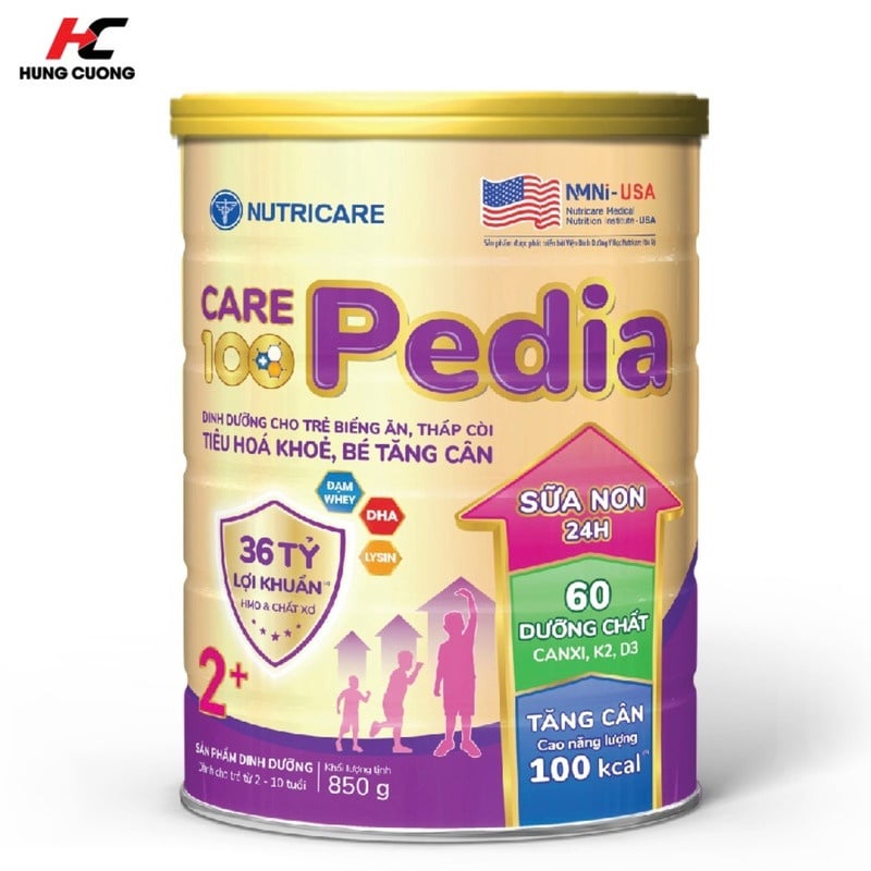 Sữa bột Nutricare Care 100 Pedia 2