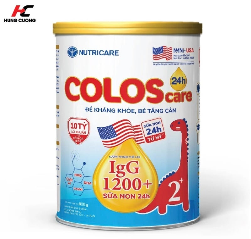 Sữa bột Nutricare Coloscare 24h 2+