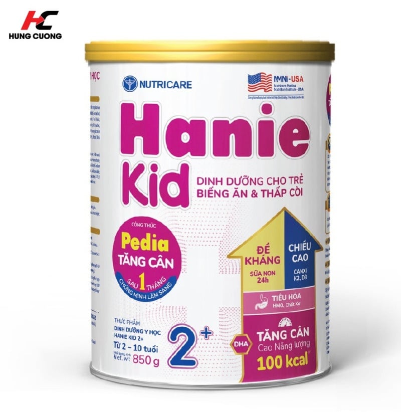 Sữa bột Nutricare Hanie Kid 2