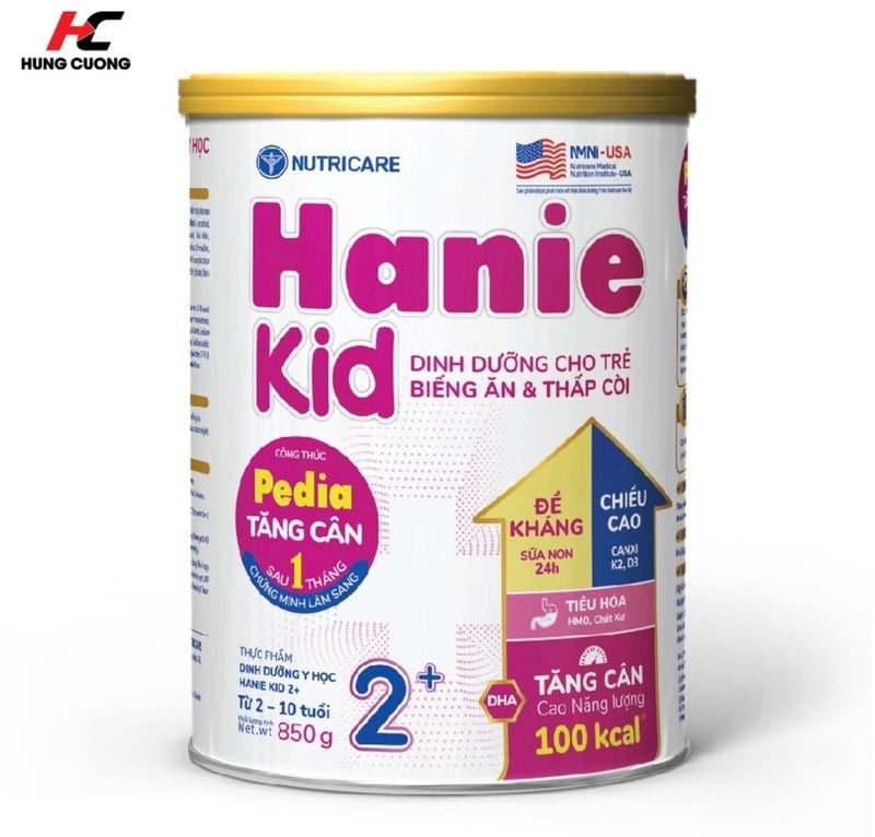 Sữa bột Nutricare Hanie Kid 2