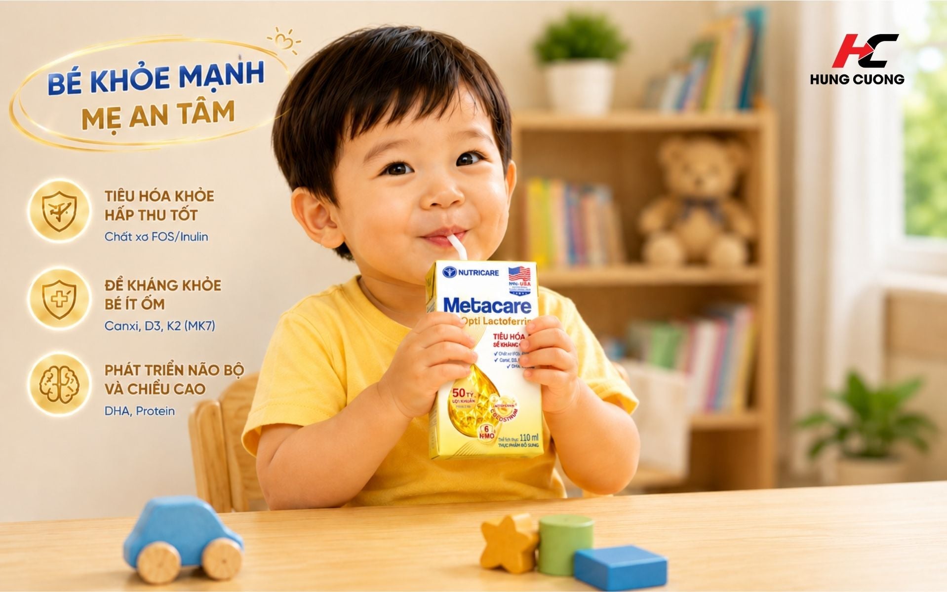 Sữa bột pha sẵn Metacare Opti Lactoferrin