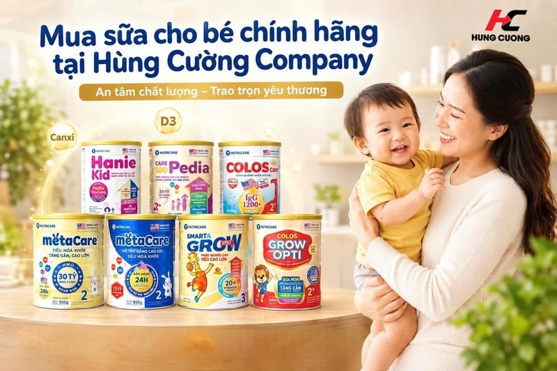 sữa nutricare chính hãng tại hùng cường company